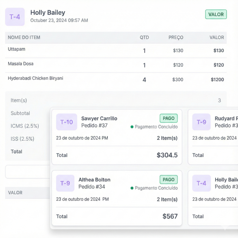 Simplifique a gestão de pedidos